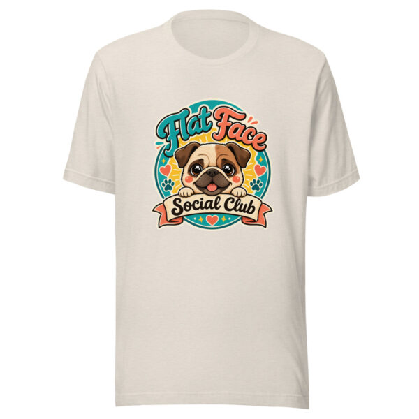 Flat Face Social Club Graphic Tee mockup 8