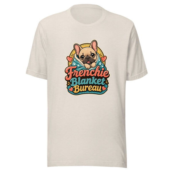 Frenchie Blanket Bureau Graphic Tee mockup 8 Frenchie Blanket Bureau Graphic Tee mockup 8