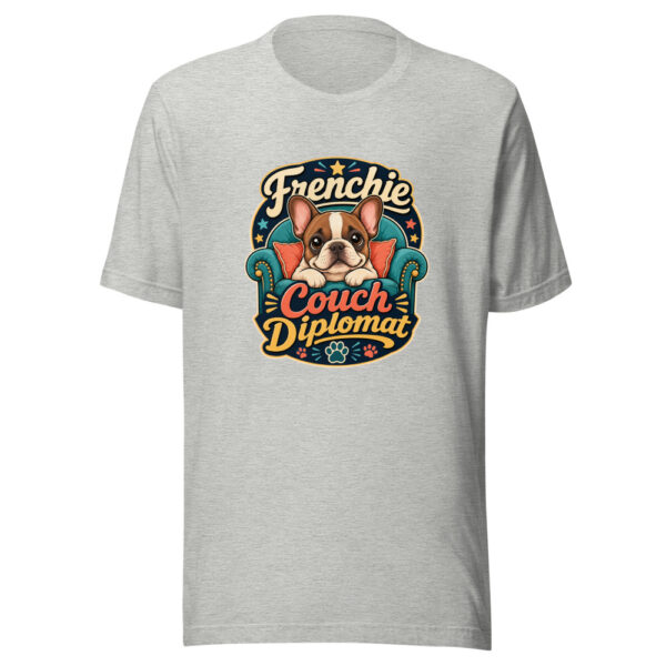 Frenchie Couch Diplomat Graphic Tee mockup 6 Frenchie Couch Diplomat Graphic Tee mockup 6