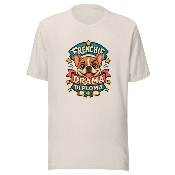 Frenchie Drama Diploma Graphic Tee mockup 8 Frenchie Drama Diploma Graphic Tee mockup 8