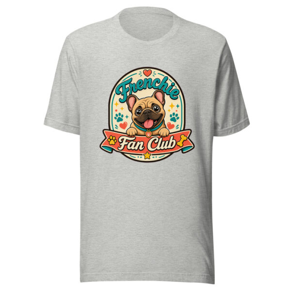 Frenchie Fan Club Graphic Tee mockup 1 Frenchie Fan Club Graphic Tee front view
