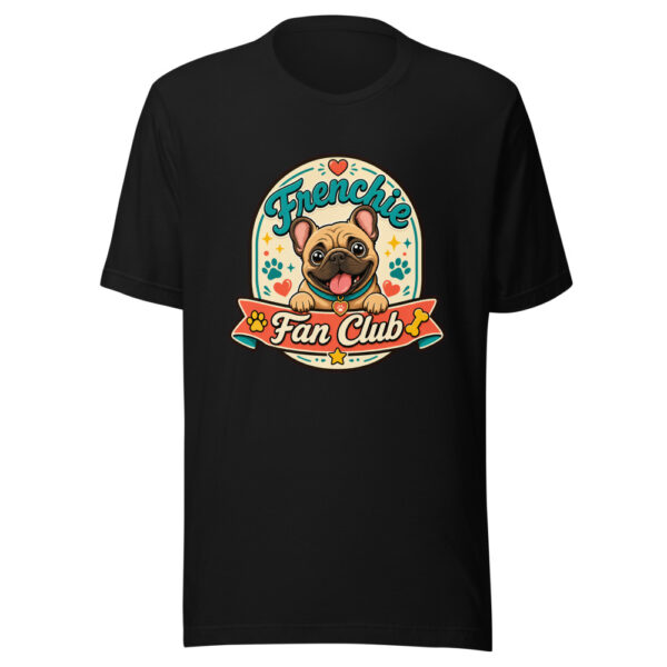 Frenchie Fan Club Graphic Tee mockup 2 Frenchie Fan Club Graphic Tee mockup 2