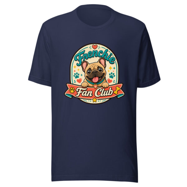 Frenchie Fan Club Graphic Tee mockup 4 Frenchie Fan Club Graphic Tee mockup 4