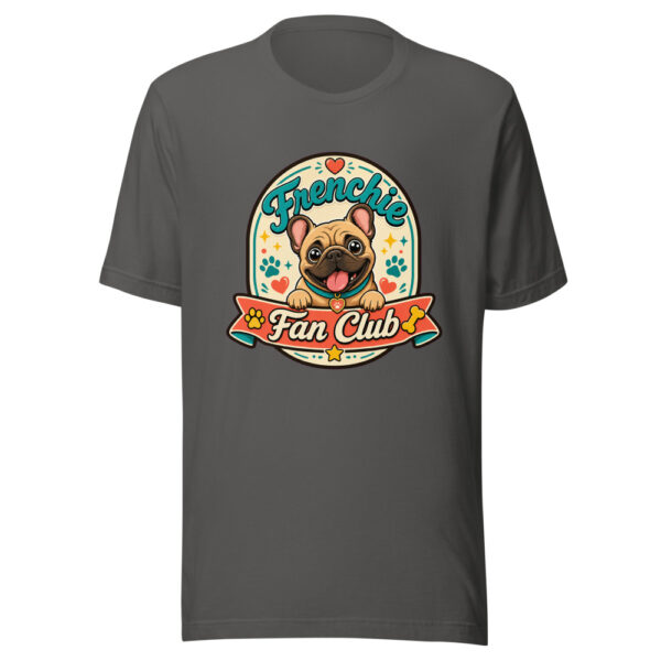 Frenchie Fan Club Graphic Tee mockup 5 Frenchie Fan Club Graphic Tee mockup 5