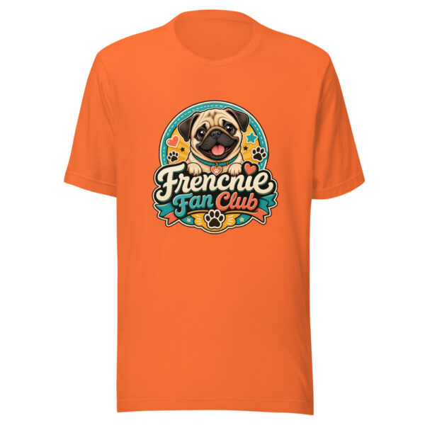 Frenchie Fan Club Graphic Tee mockup 5