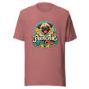 Frenchie Fan Club Graphic Tee mockup 6