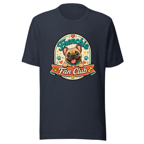 Frenchie Fan Club Graphic Tee mockup 7 Frenchie Fan Club Graphic Tee mockup 7