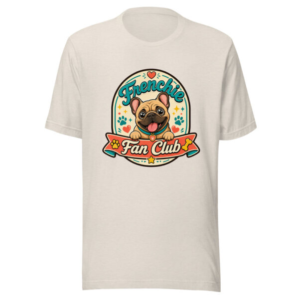 Frenchie Fan Club Graphic Tee mockup 8 Frenchie Fan Club Graphic Tee mockup 8