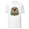 Frenchie Fan Club Graphic Tee mockup 8