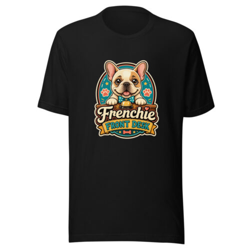 frenchie-front-desk-evergreen-shirt-design-manual-frenchie-front-desk-ev-mockup-1 Frenchie Front Desk Graphic Tee