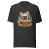 Frenchie Joy Department Graphic Tee mockup 1 Frenchie Joy Department Graphic Tee front view