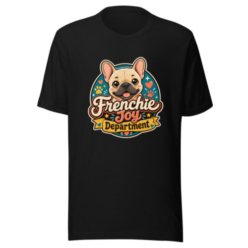 frenchie-joy-department-evergreen-shirt-design-manual-frenchie-joy-depar-mockup-1 Frenchie Joy Department Graphic Tee