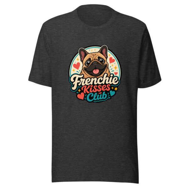 Frenchie Kisses Club Graphic Tee front view