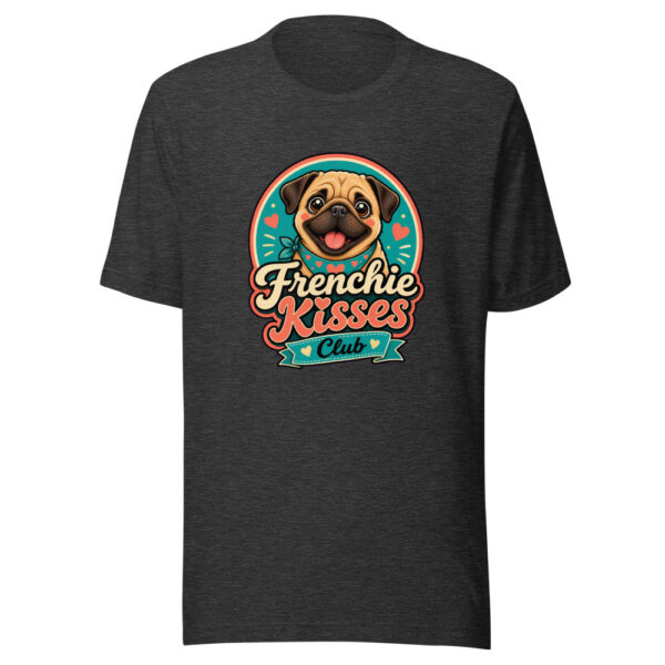Frenchie Kisses Club Graphic Tee mockup 1 Frenchie Kisses Club Graphic Tee front view