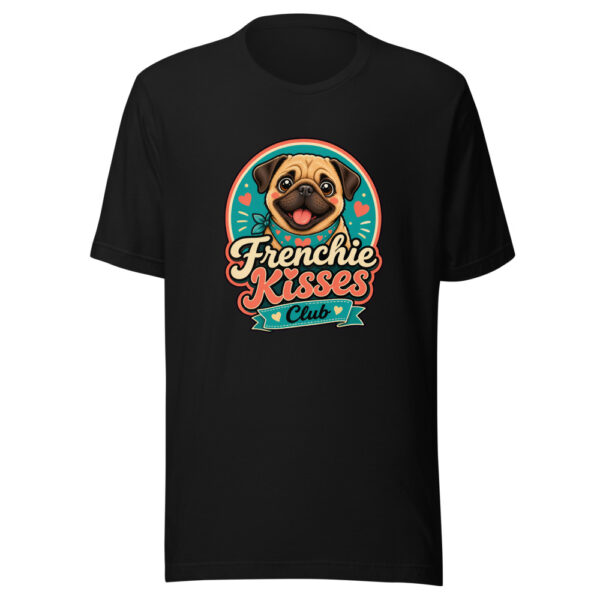 Frenchie Kisses Club Graphic Tee mockup 2 Frenchie Kisses Club Graphic Tee mockup 2
