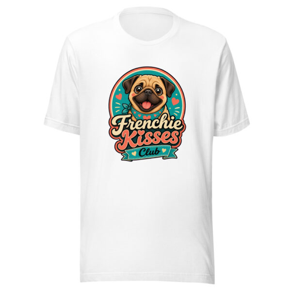 Frenchie Kisses Club Graphic Tee mockup 3 Frenchie Kisses Club Graphic Tee mockup 3