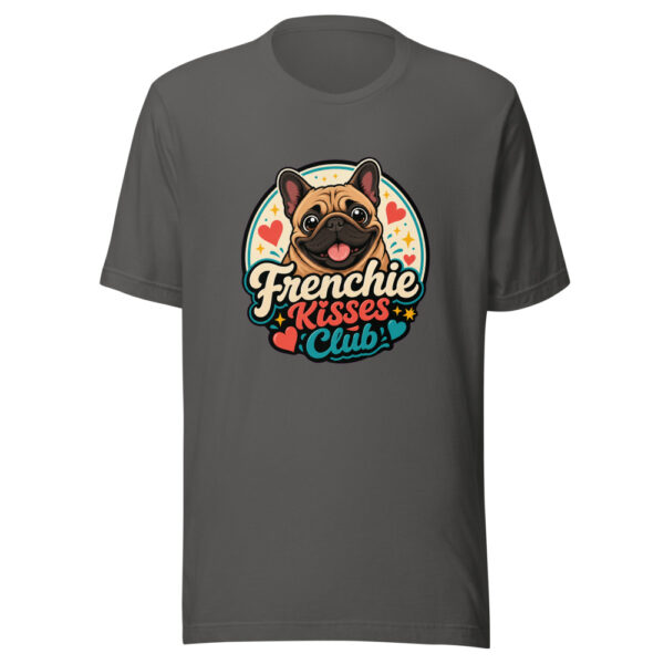 Frenchie Kisses Club Graphic Tee mockup 5