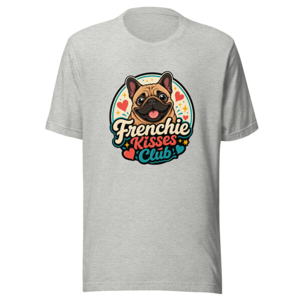 Frenchie Kisses Club Graphic Tee mockup 6