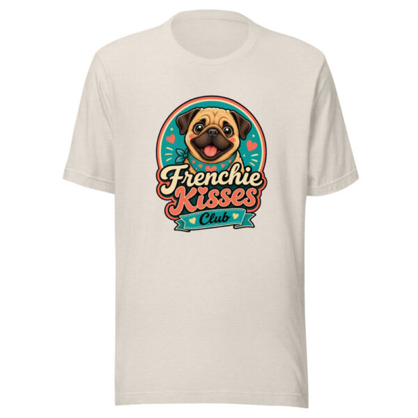 Frenchie Kisses Club Graphic Tee mockup 8 Frenchie Kisses Club Graphic Tee mockup 8