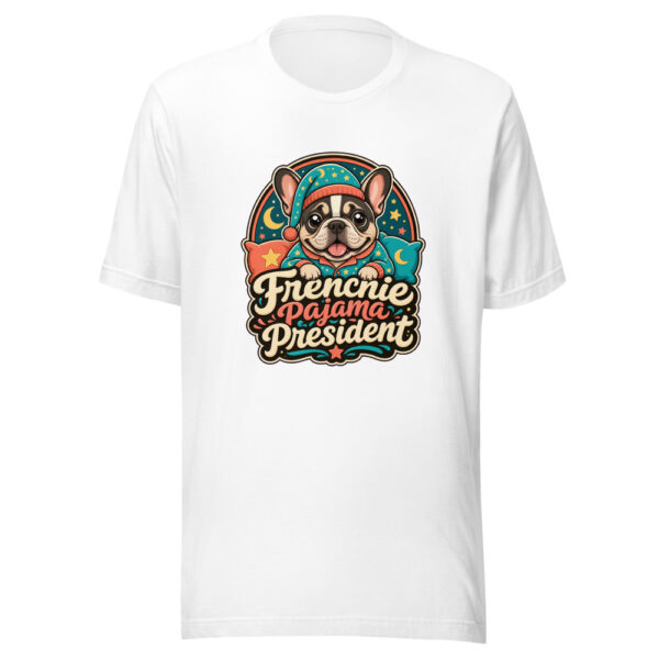 Frenchie Pajama President Graphic Tee mockup 3 Frenchie Pajama President Graphic Tee mockup 3