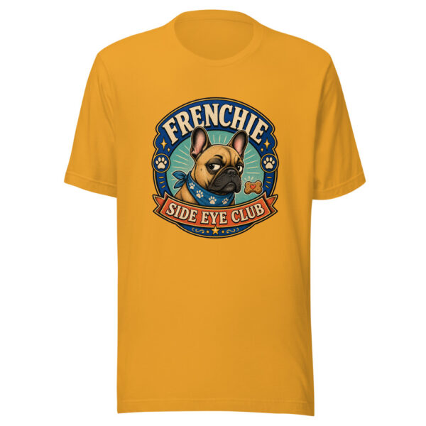 FRENCHIE SIDE EYE CLUB Heartbeat-20260614-snubbypuppy-codex Graphic Tee mockup 3