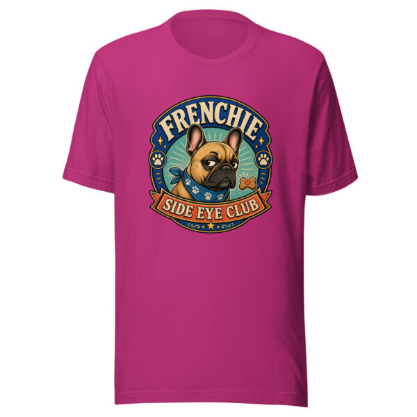 FRENCHIE SIDE EYE CLUB Heartbeat-20260614-snubbypuppy-codex Graphic Tee mockup 4