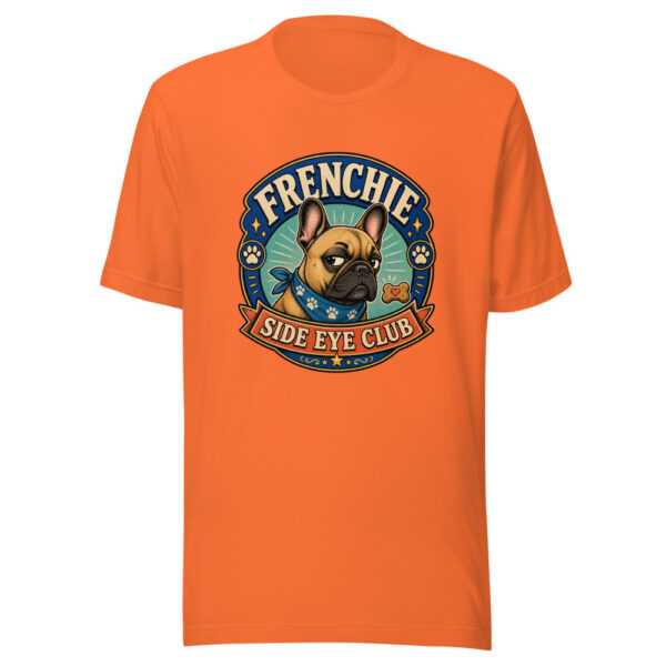 FRENCHIE SIDE EYE CLUB Heartbeat-20260614-snubbypuppy-codex Graphic Tee mockup 5