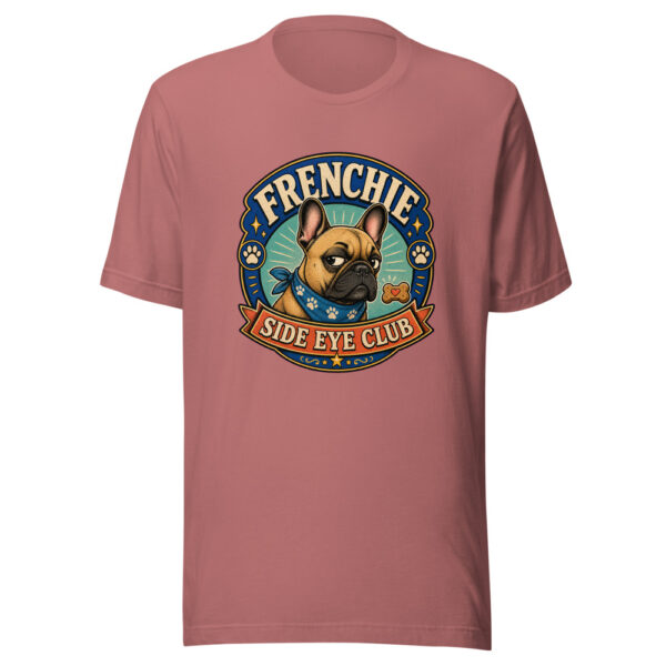 FRENCHIE SIDE EYE CLUB Heartbeat-20260614-snubbypuppy-codex Graphic Tee mockup 6
