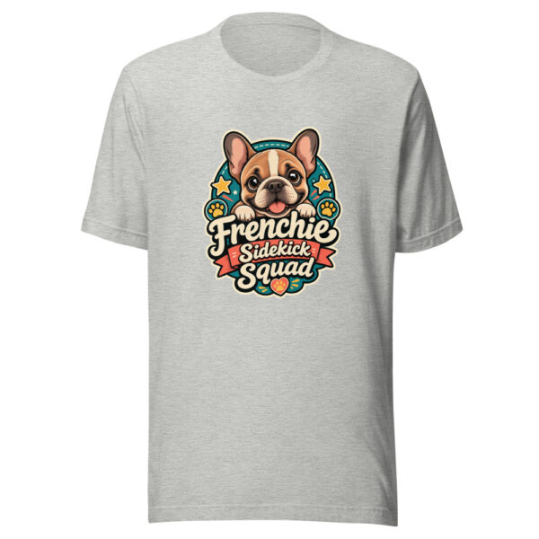 Frenchie Sidekick Squad Graphic Tee front view