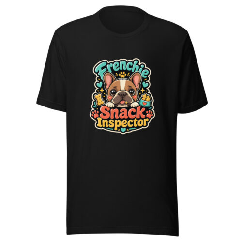 frenchie-snack-inspector-evergreen-shirt-design-manual-frenchie-snack-in-mockup-1 Frenchie Snack Inspector Graphic Tee