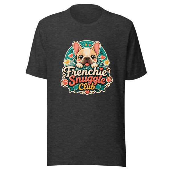 Frenchie Snuggle Club Graphic Tee mockup 7