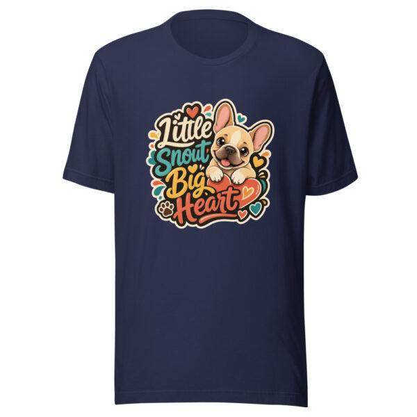 Little Snout Big Heart Graphic Tee mockup 2 Little Snout Big Heart Graphic Tee mockup 2