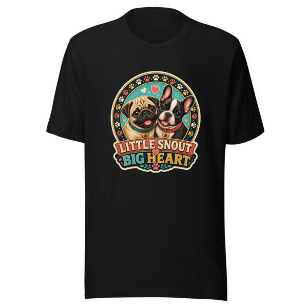 LITTLE SNOUT BIG HEART Heartbeat-20260614-snubbypuppy-codex Graphic Tee mockup 7 LITTLE SNOUT BIG HEART Heartbeat-20260614-snubbypuppy-codex Graphic Tee mockup 7
