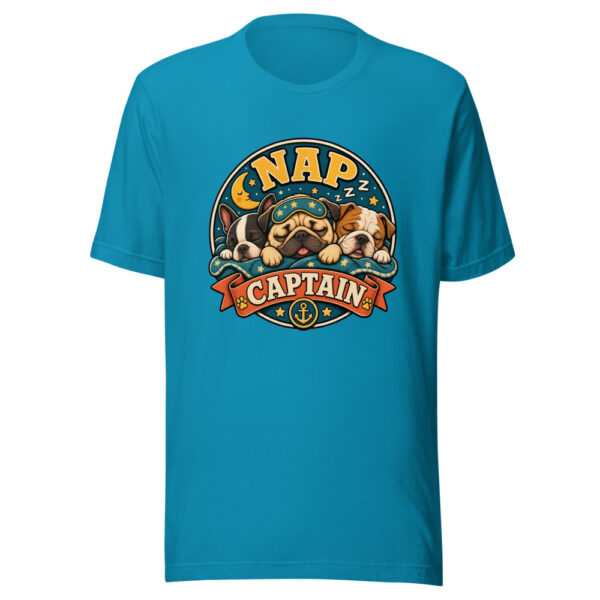 Nap Captain Heartbeat-20260613-snubby-puppy-codex Graphic Tee mockup 2 Nap Captain Heartbeat-20260613-snubby-puppy-codex Graphic Tee mockup 2