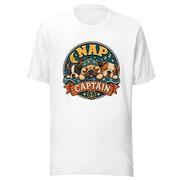 Nap Captain Heartbeat-20260613-snubby-puppy-codex Graphic Tee mockup 3 Nap Captain Heartbeat-20260613-snubby-puppy-codex Graphic Tee mockup 3