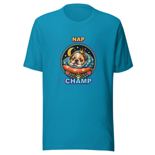 NAP CHAMP Heartbeat-20260614-snubbypuppy-codex Graphic Tee mockup 1 NAP CHAMP Heartbeat-20260614-snubbypuppy-codex Graphic Tee front view