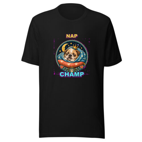 NAP CHAMP Heartbeat-20260614-snubbypuppy-codex Graphic Tee mockup 1 NAP CHAMP Heartbeat-20260614-snubbypuppy-codex Graphic Tee front view