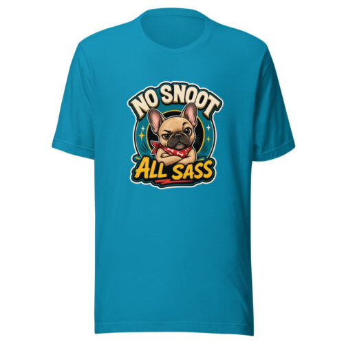 No Snoot All Sass Heartbeat-20260613-snubbypuppy-codex Graphic Tee mockup 1 No Snoot All Sass Heartbeat-20260613-snubbypuppy-codex Graphic Tee front view