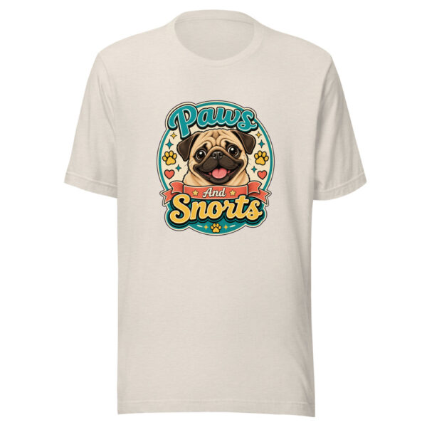 Paws And Snorts Graphic Tee mockup 8 Paws And Snorts Graphic Tee mockup 8