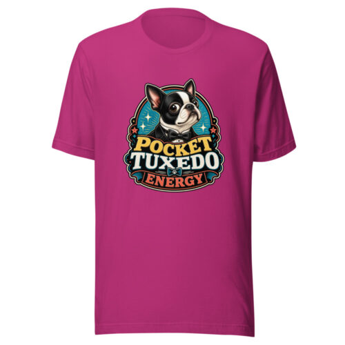 Pocket Tuxedo Energy Heartbeat-20260614-snubbypuppy-codex Graphic Tee mockup 1 Pocket Tuxedo Energy Heartbeat-20260614-snubbypuppy-codex Graphic Tee front view