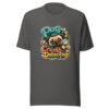 Pug Crumb Detective Graphic Tee front view