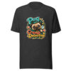 Pug Crumb Detective Graphic Tee mockup 6