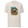 Pug Crumb Detective Graphic Tee mockup 8