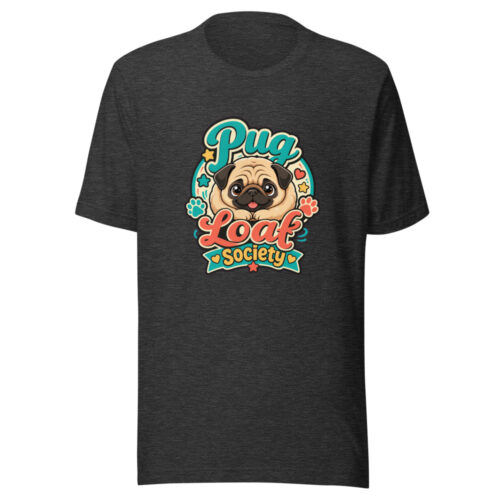 Pug Loaf Society Graphic Tee mockup 1 Pug Loaf Society Graphic Tee front view