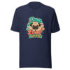 Pug Loaf Society Graphic Tee mockup 4