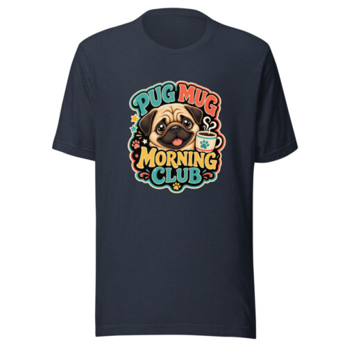 Pug Mug Morning Club mockup 1 Pug Mug Morning Club front view