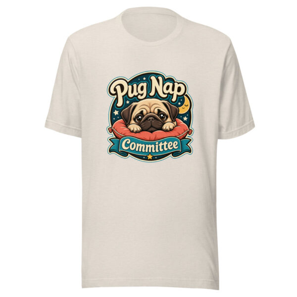 Pug Nap Committee Graphic Tee mockup 8 Pug Nap Committee Graphic Tee mockup 8