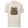 Pug Powered Cuddle Crew Graphic Tee front view
