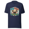 Pug Wiggle Welcome Crew Graphic Tee mockup 4