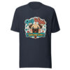Pug Wiggle Welcome Crew Graphic Tee mockup 8